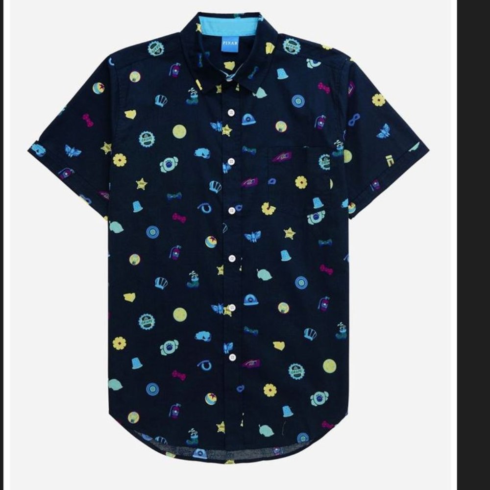 Disney Pixar Woven Shirt XL - Picture 2 of 3